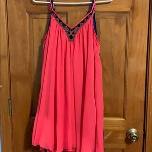 Dress with beaded detail